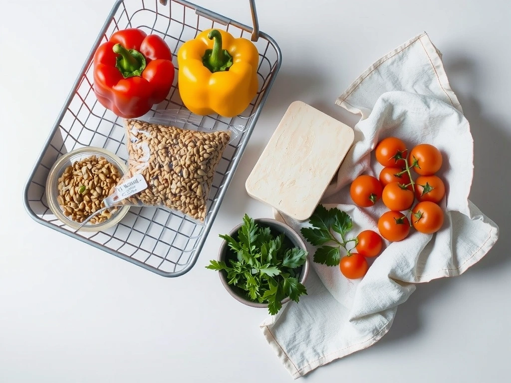 Nákupní koš s pěti surovinami